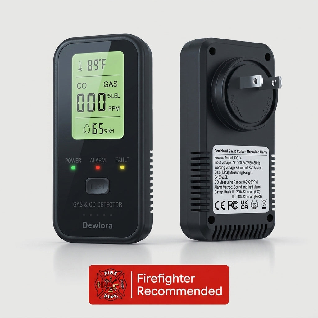 Dewlora 4 In 1 CO Detector RV