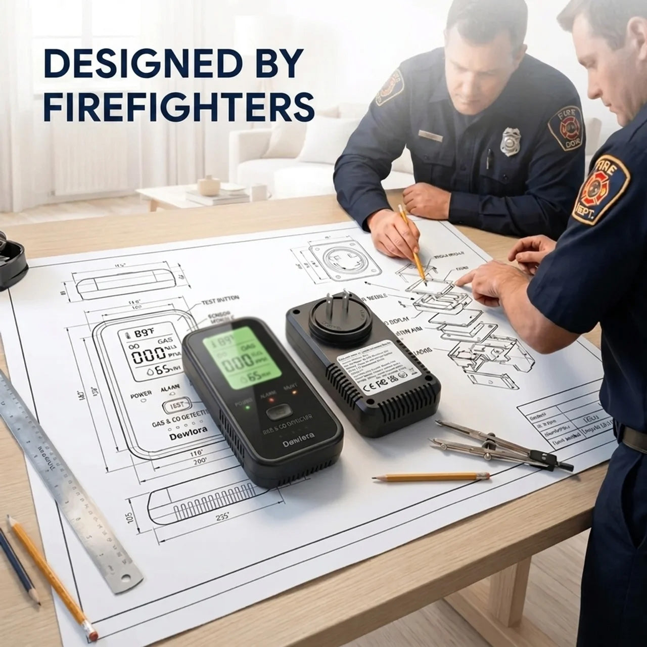 Dewlora 4 In 1 CO Detector RV